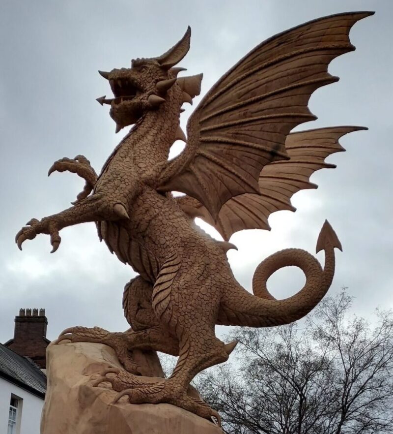 Somerset Dragon Statue, Taunton